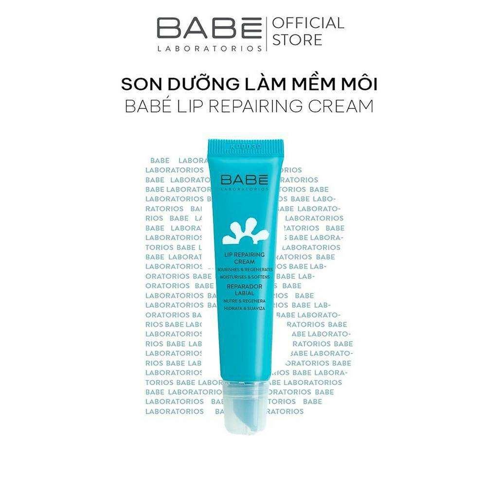Son dưỡng BABE Lip Repairing Cream phục hồi giảm thâm môi 15ml