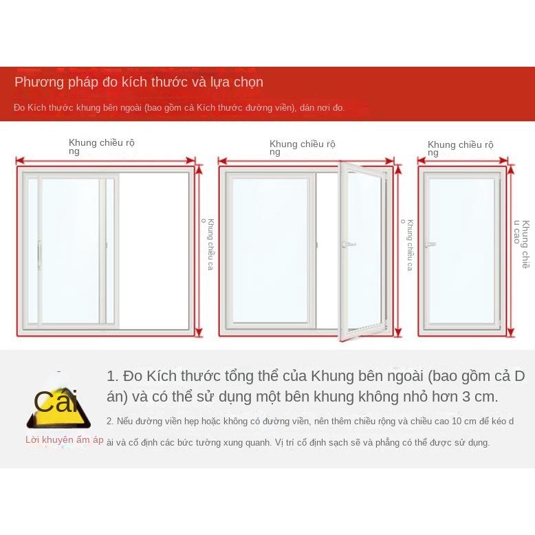 Rèm Cửa Sổ Chống Muỗi Thoáng Khí Có Khóa Dán Tiện Dụng Cho Phòng Khách / Phòng Ngủ