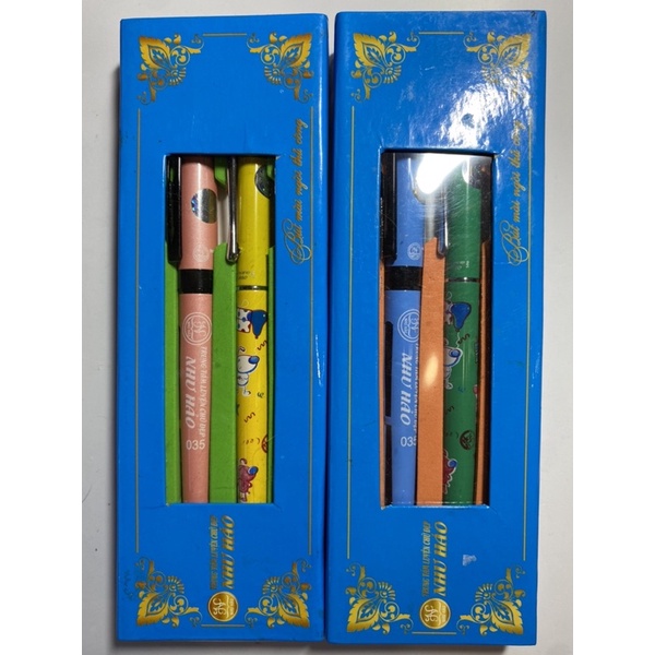 Combo bút máy luyện chữ đẹp Như Hảo 035 và 506.