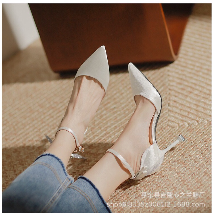 GIÀY CAO GÓT SIZE 30 31 32 ĐÍNH NƠ TIỂU THƯ NHẸ NHÀNG CAO 9CM HÀNG QCCC