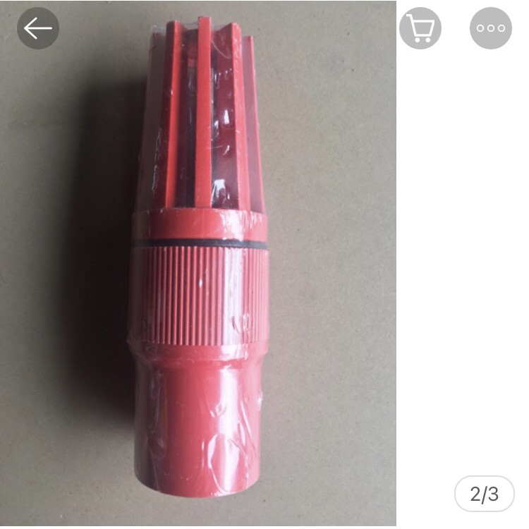 LÚP PÊ ĐỎ GẮN ỐNG PVC PHI 21MM,27MM,42MM,48MM,60MM Lúp bê máy bơm nước