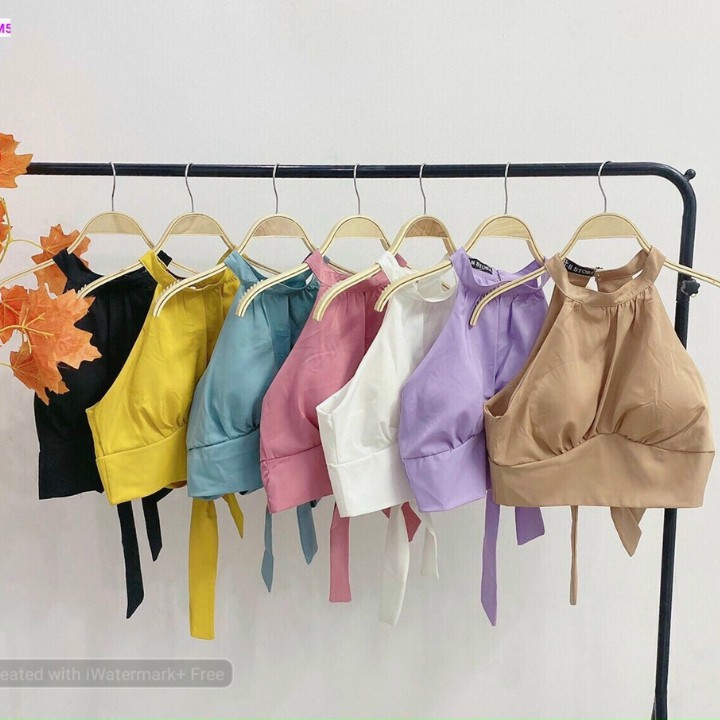 Áo yếm nữ kiểu thắt nơ sau lưng dễ thương
