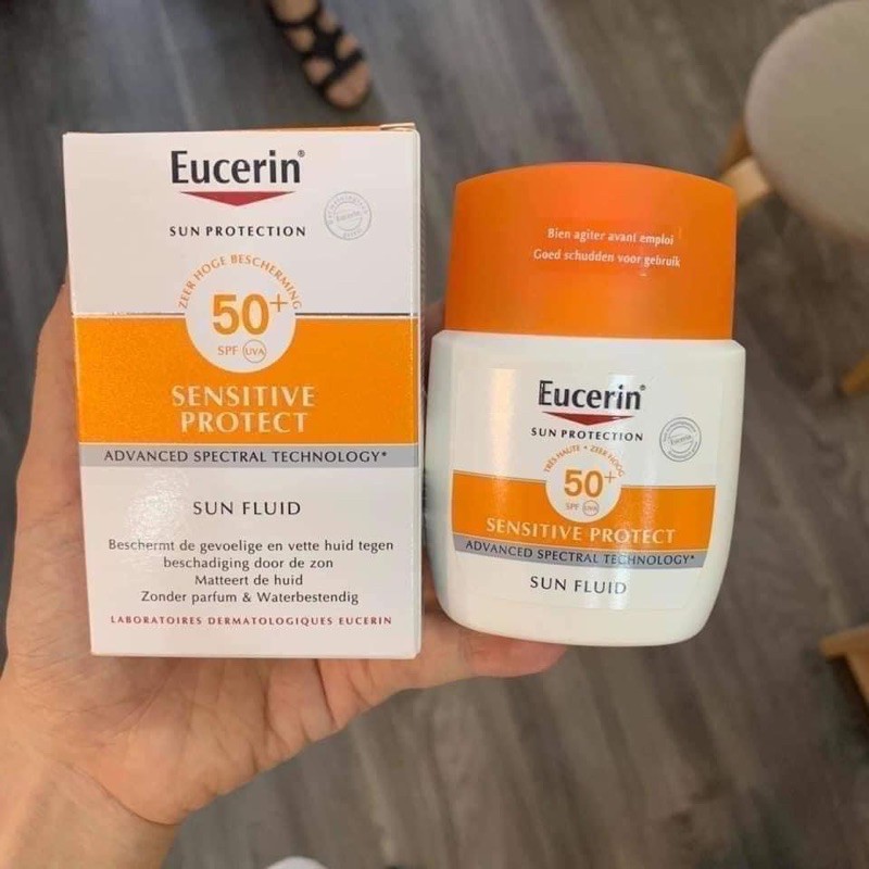 [BILL PHÁP] Kem Chống Nắng Eucerin Sun Mattifying Fluid 50+ 50ml