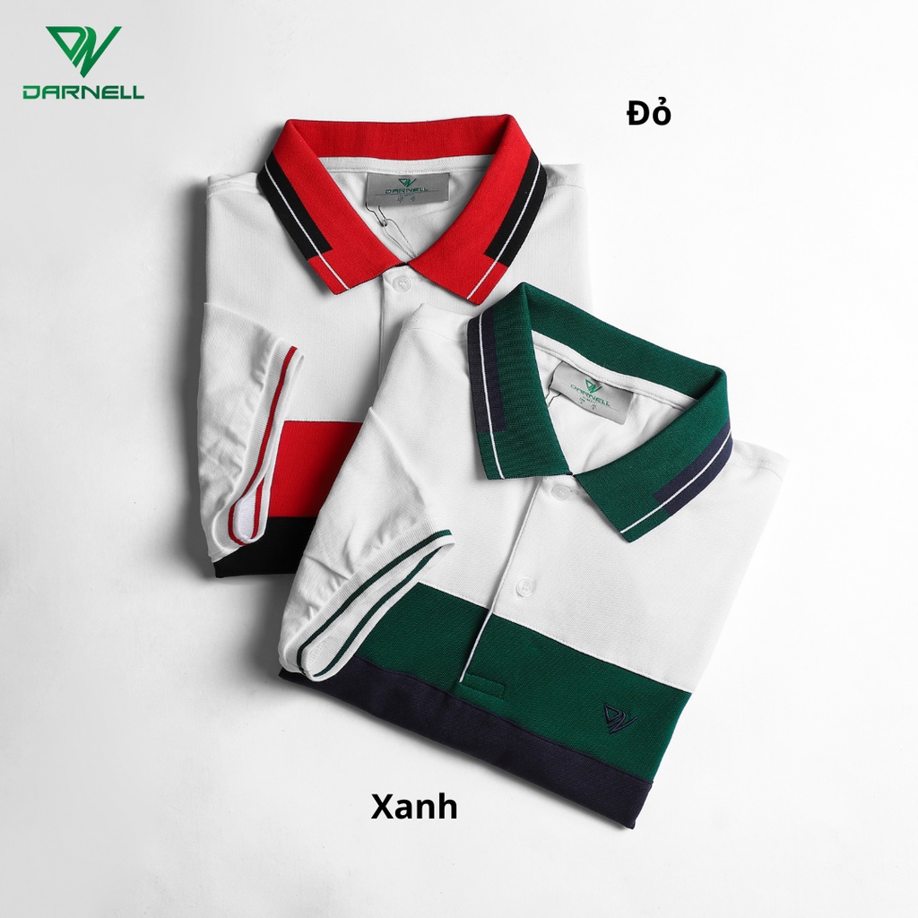 Áo thun có cổ polo nam chất cotton mềm mịn bền đẹp chính hãng Darnell DN0038