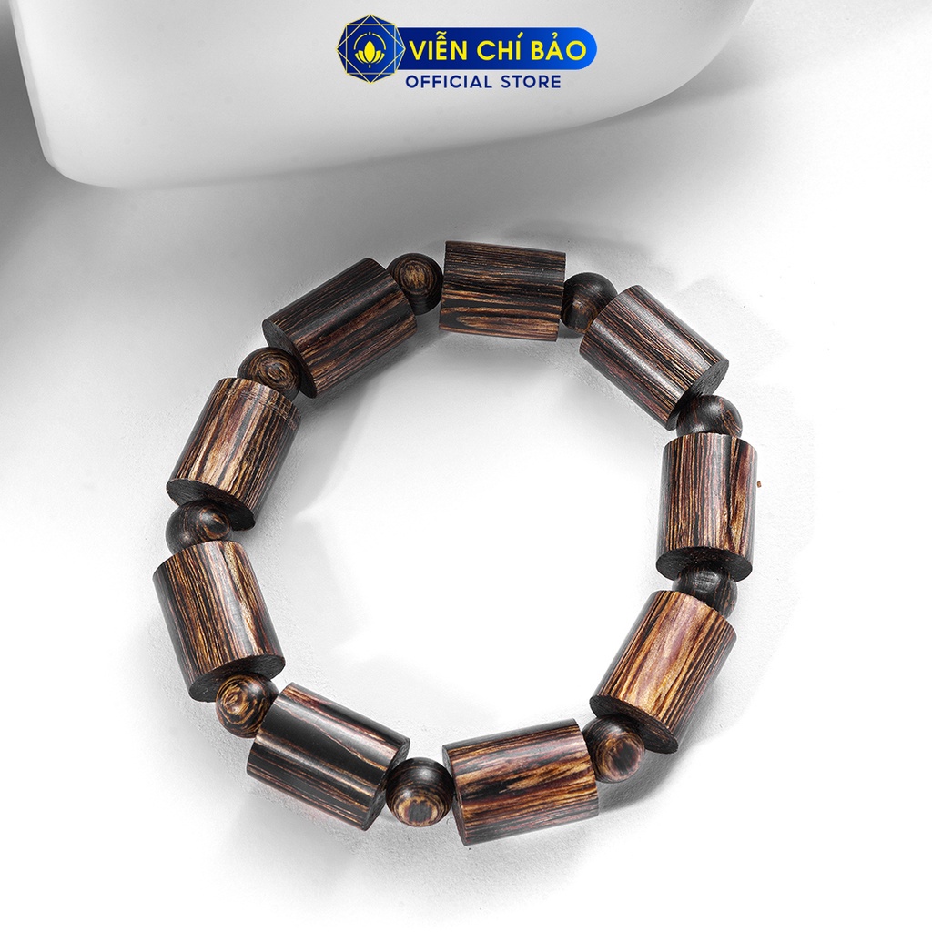 Vòng tay trầm hương sánh chìm đốt trúc trang sức phụ kiện thời trang Viễn Chí Bảo V000770H