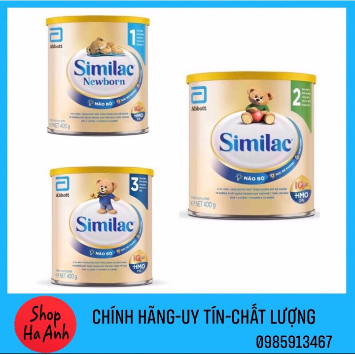 Sữa bột Similac 1-2-3 hộp 400g ( Date 2021 )
