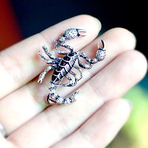 Ghim Cài Áo Kim Loại Hình Bọ Cạp Ngộ Nghĩnh