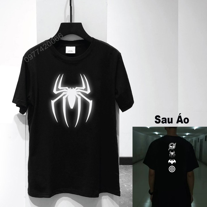 áo người nhện spider man Marvel phản quang- áo siêu anh hùng người nhện spider man Marvel phản quang