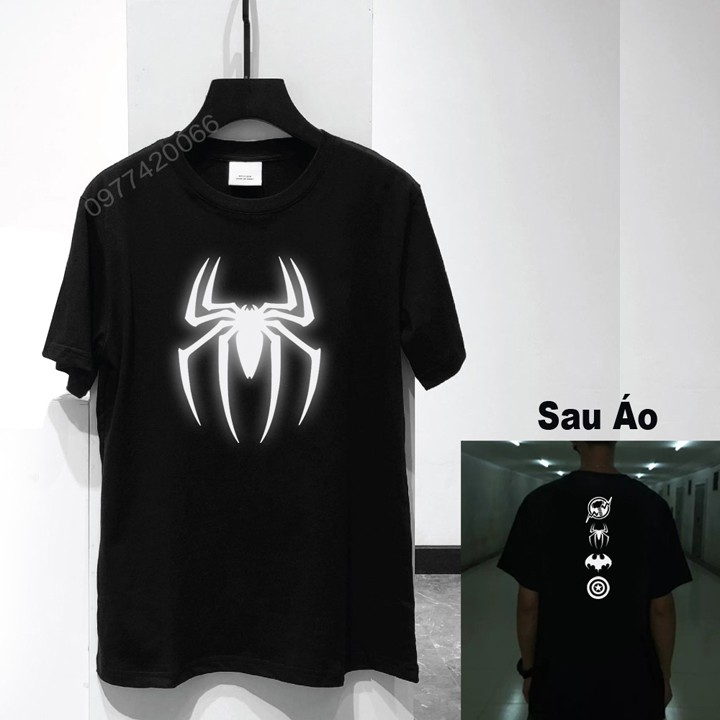 Áo người nhện spider man Marvel phản quang- áo siêu anh hùng người nhện spider man Marvel phản quang