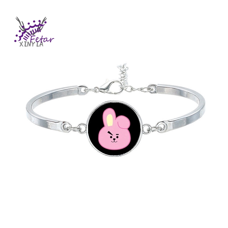 Bts Kpop Bt21 Metal Bracelet Fetar