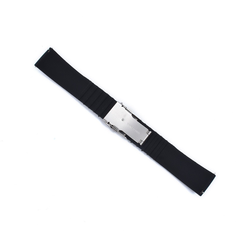 Dây Cao Su Silicon 18mm 20mm 22mm 24mm Cho Đồng Hồ Samsung Galaxy Watch4 Gear S2 S3