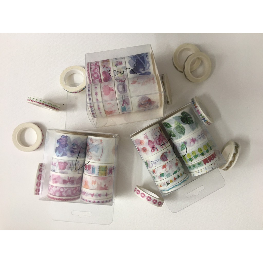 BĂNG DÍNH WASHI TAPE [ SIÊU RẺ ] DỄ THƯƠNG