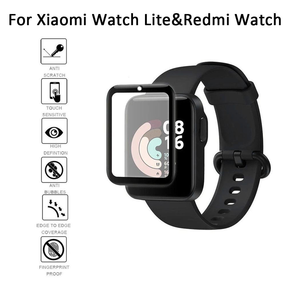 Set 1 / 2 Miếng Dán Màn Hình Cong Trong Suốt Chống Trầy Cho Điện Thoại for Xiaomi Mi Watch Lite