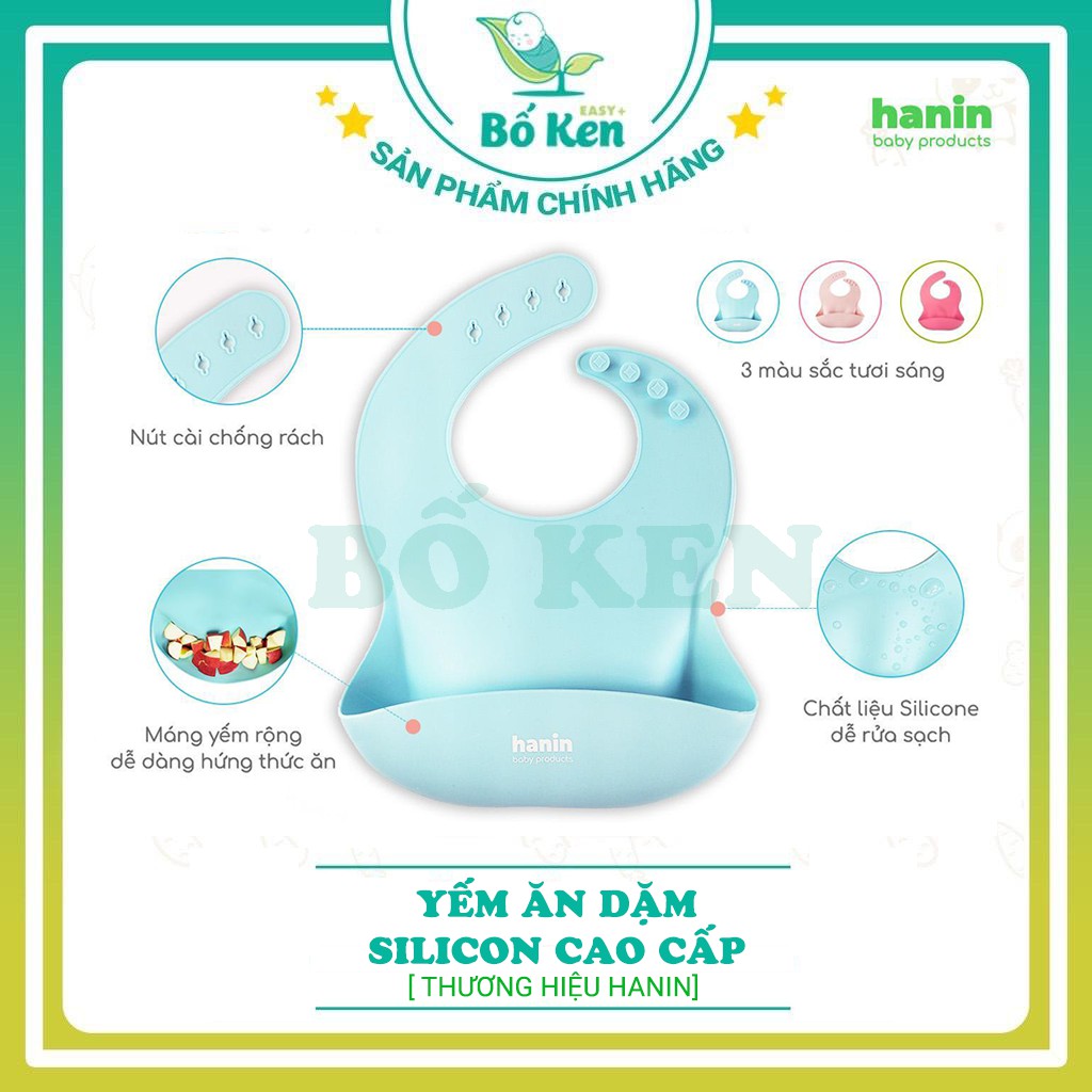 Shop Bố Ken - Yếm Máng Ăn Dặm Silicon [100% Silicon Siêu Mềm Giúp Bé Ăn Dặm Sạch Sẽ, gọn gàng]