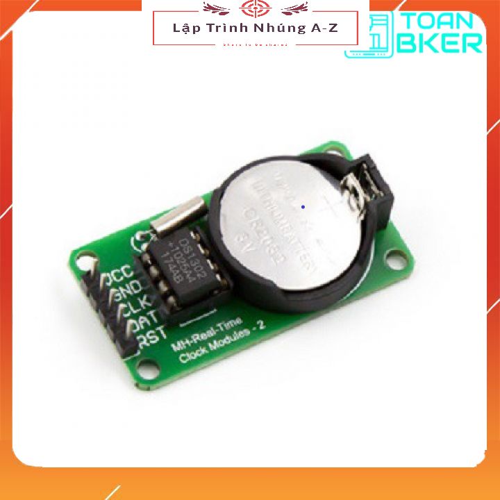 [Lập Trình Nhúng A-Z][31] Module Thời Gian Thực RTC DS1302 (Gồm Pin)