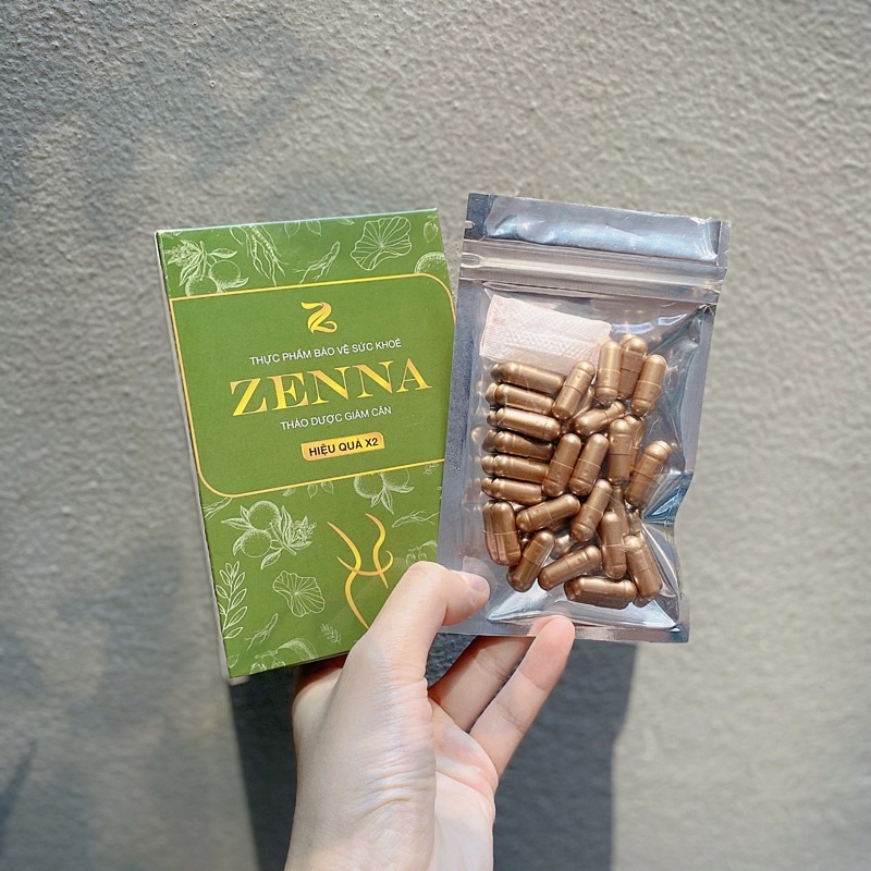 Viên Uống Giảm Cân ZENNA X2 Cấp Tốc An Toàn Hiệu Quả Hộp 30 Viên