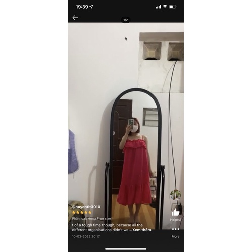 Đầm 2 dây tiểu thư kate voan siêu xinh 4 màu hot trend