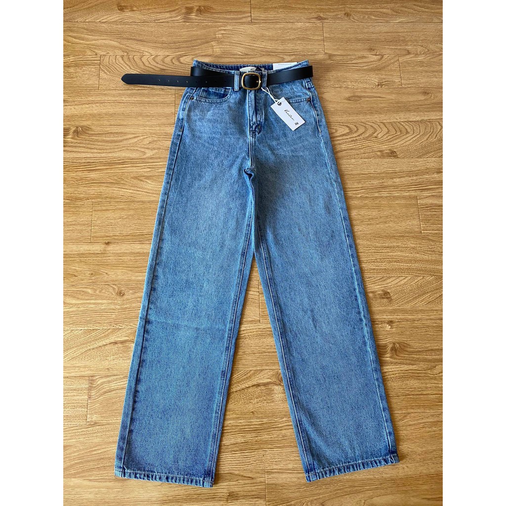 QUẦN JEANS SUÔNG BASIC ZAREEN JEA112 XANH ĐẬM | BigBuy360 - bigbuy360.vn