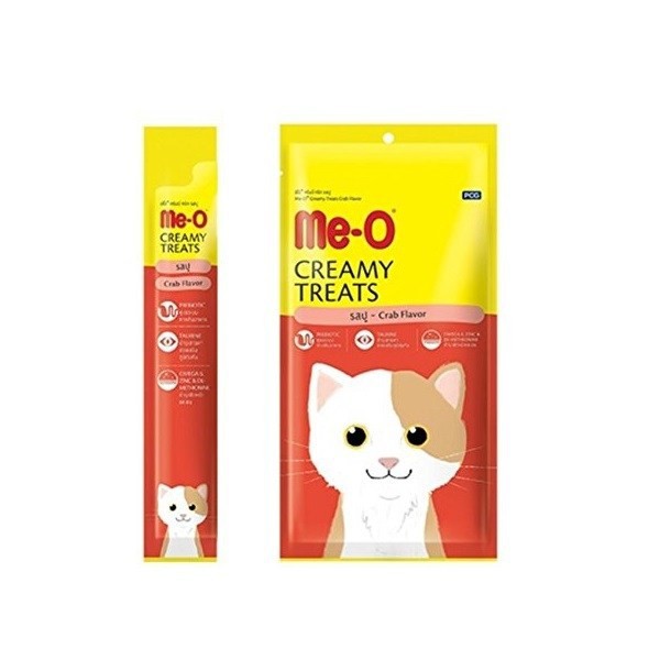 Súp Thưởng Me-O Creamy Treats Cho Mèo (4 Thanh X 15g) Giá Rẻ #MintPet