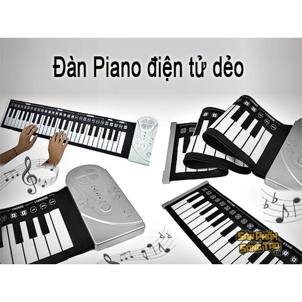 [SẬP GIÁ SỈ = LẺ]  Đàn Piano điện tử bàn phím cuộn dẻo 49 phím