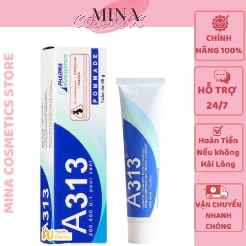 Kem A313 Pommade Retinol 50g Pháp / Kem A313 giảm mụn, xóa mờ vết thâm, giảm vết nhăn và trẻ hóa da hiệu quả