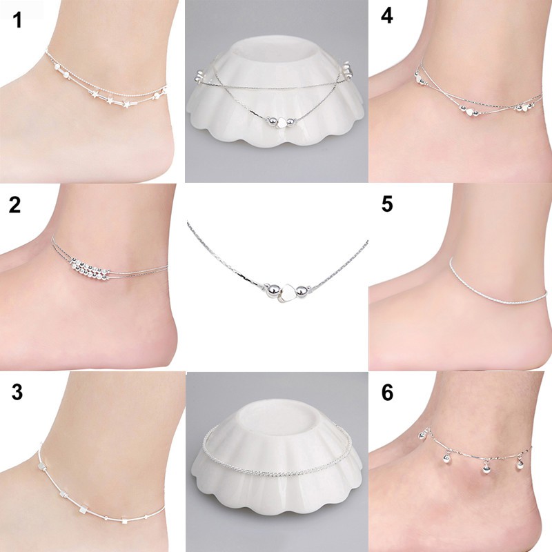 Lắc Chân Nữ Mạ Bạc 925 | BigBuy360 - bigbuy360.vn