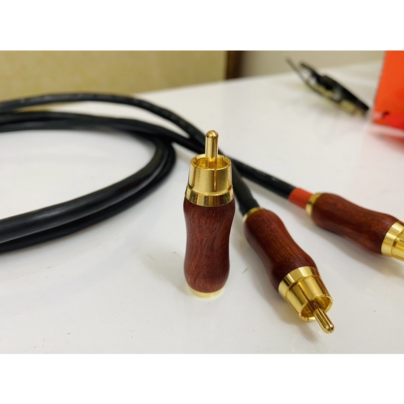 Dây AV Nhật Hitachi bản jack Gỗ Cao Cấp chất âm Chi tiết Sạch sẽ siêu Đỉnh