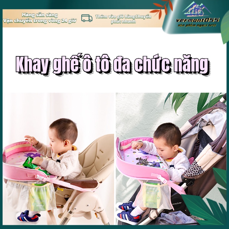 Có thể bán buôn Khay Đựng Đồ Dùng Gắn Xe Đẩy Em Bé Kèm Túi Trong Suốt Tiện Dụng vermont055 Hàng giao ngay