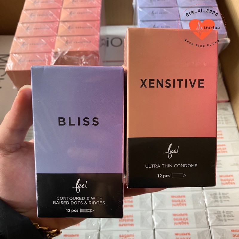 Bao Cao Su Feel Premium Bliss Ft Xensitive Hộp 12 Chiếc
