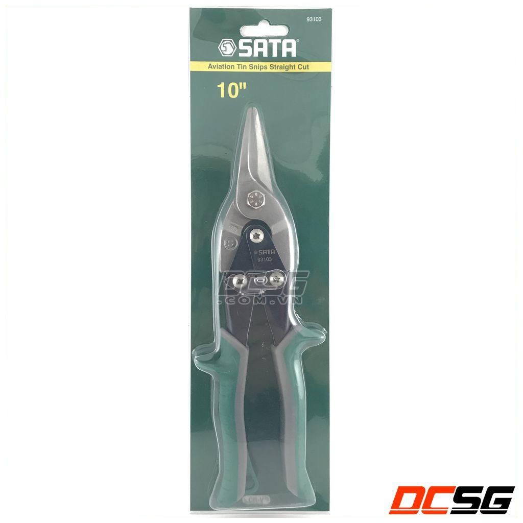 Kéo cắt tôn mũi thẳng 10&quot;/250mm Sata 93103