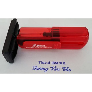 Khắc Con Dấu Tên USB Thương Hiệu Shiny - Dấu Bỏ Túi Handy Stamp S722, S723