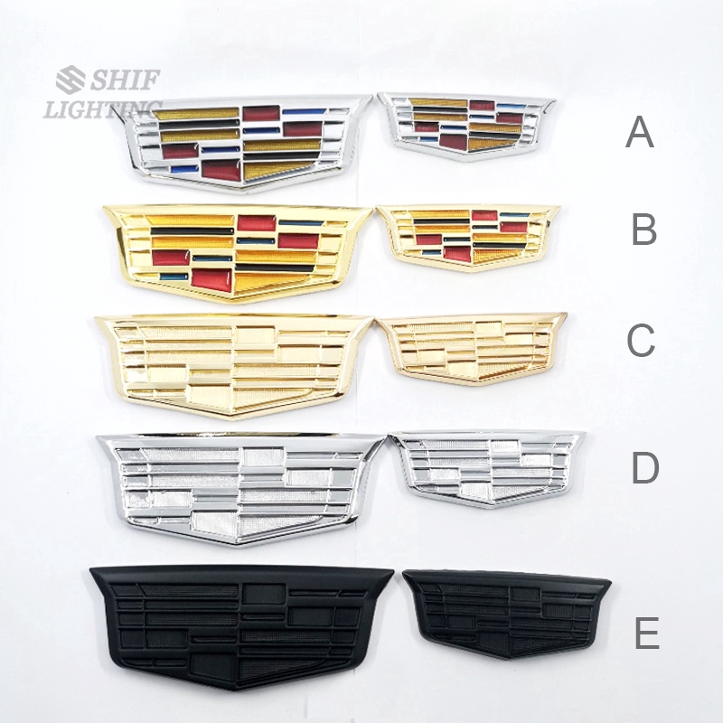 Miếng dán logo bằng kim loại cao cấp trang trí xe hơi Cadillac