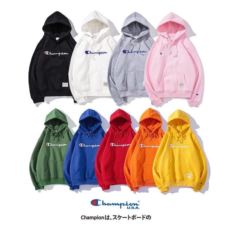 Áo hoodie champion unisex