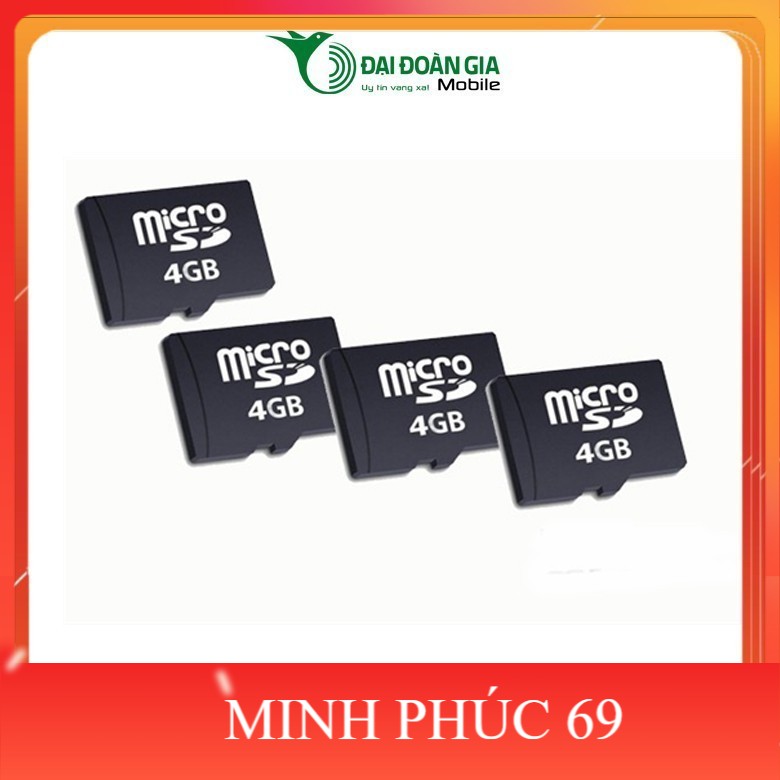 Thẻ nhớ Kingston 4G chính hãng bảo hành 5 năm