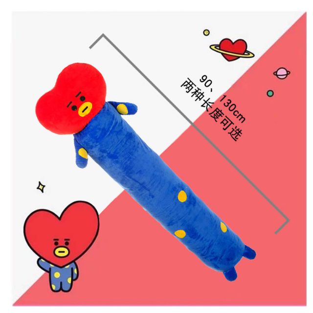 GỐI ÔM BT21 BTS ⚡BÔNG MỀM MỊN ⚡DÀI 90CM