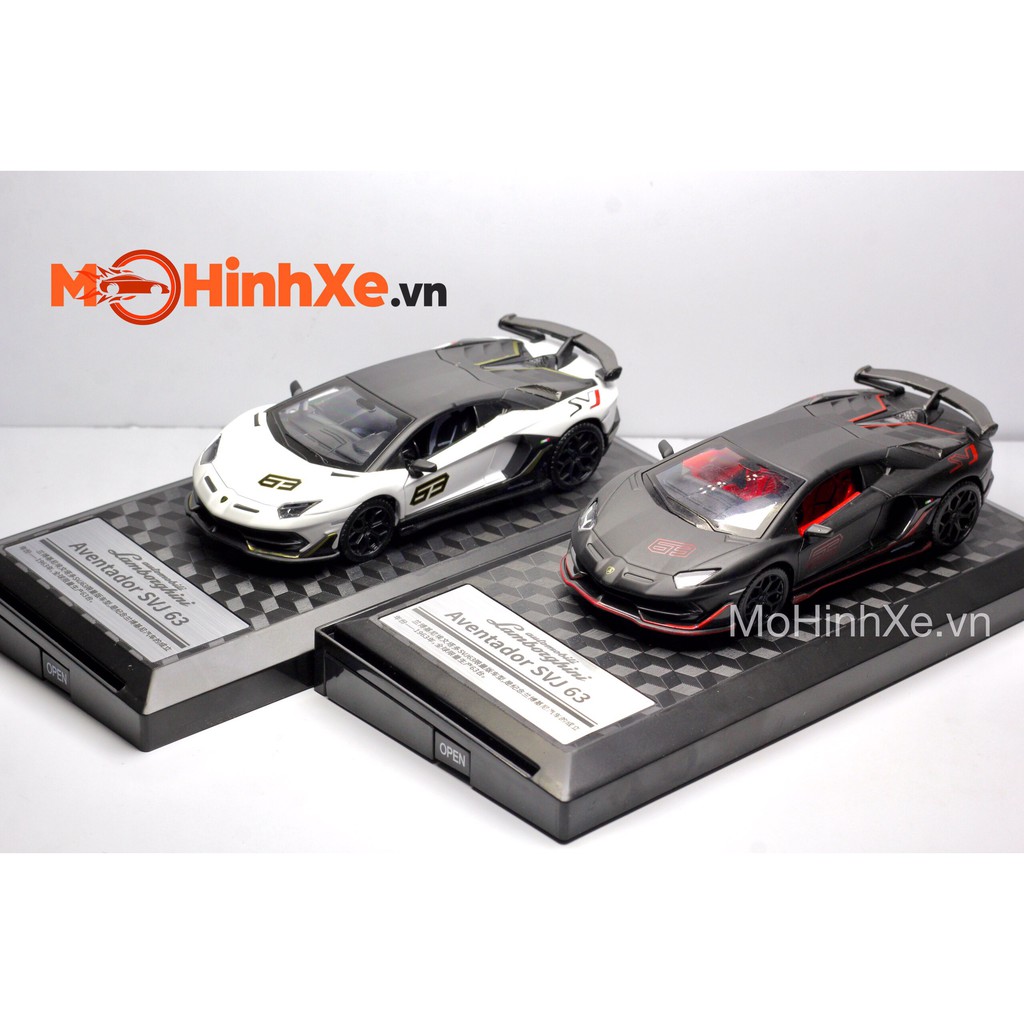 MÔ HÌNH XE LAMBORGHINI AVENTARDOR SVJ 63 1:32 MSZ