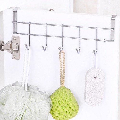 Giá Treo Đồ , Móc Inox Treo quần áo,Gắn Sau Tủ Cánh Cửa Nhà Tắm Phòng Bếp Dán Tường