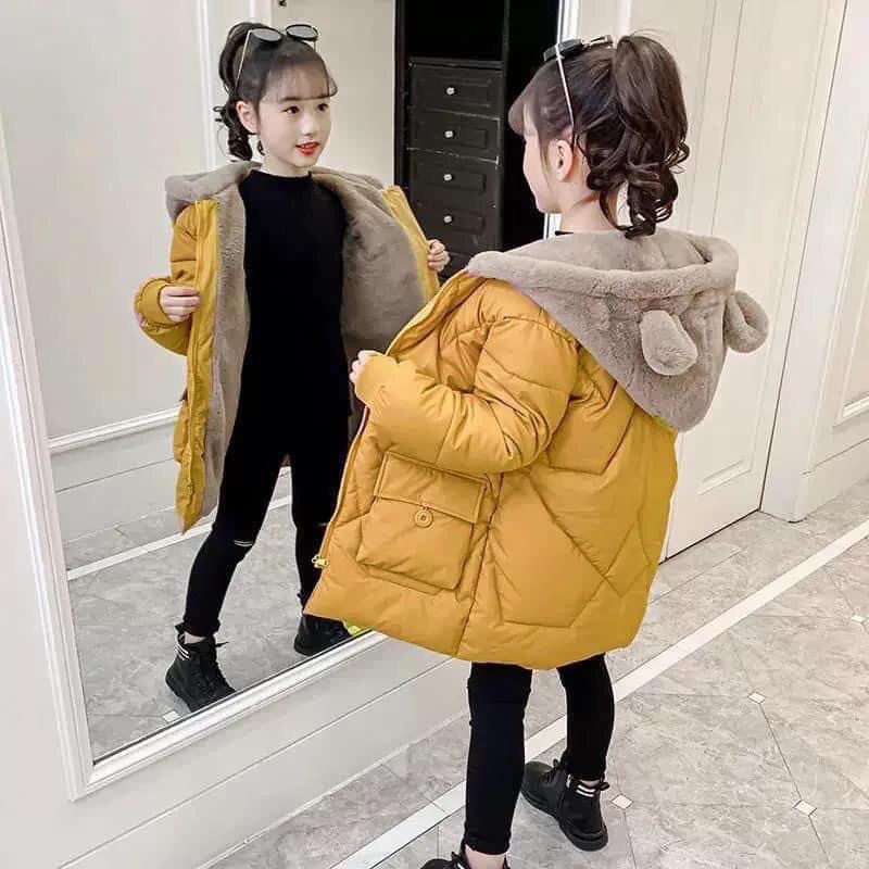 Áo khoác phao cho bé lót lông od k huỷ
