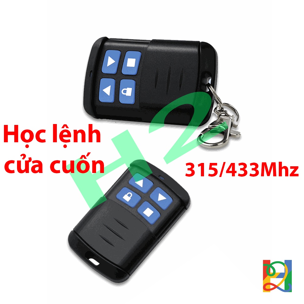Chìa khoá cửa cuốn Remote RF315Mhz cửa cuốn điều khiển cửa cuốn 433Mhz sao chép tự học lệnh chìa gốc giá rẻ