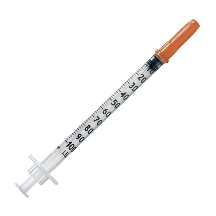 ✅ Bơm Tiêm Insulin, Kim Đầu Cam Chích Tiểu Đường: B.Braun - Siêu Nhỏ, Chích Êm (Bbraun Braun) -VT0159 | Y Tế Vạn Thành