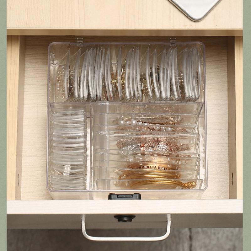 Flgo Hộp Đựng Trang Sức Bằng Nhựa PVC Tiện Dụng