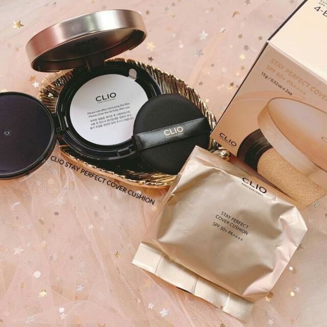 Phấn nước CLIO STAY PERFECT COVER CUSHION kèm lõi | BigBuy360 - bigbuy360.vn