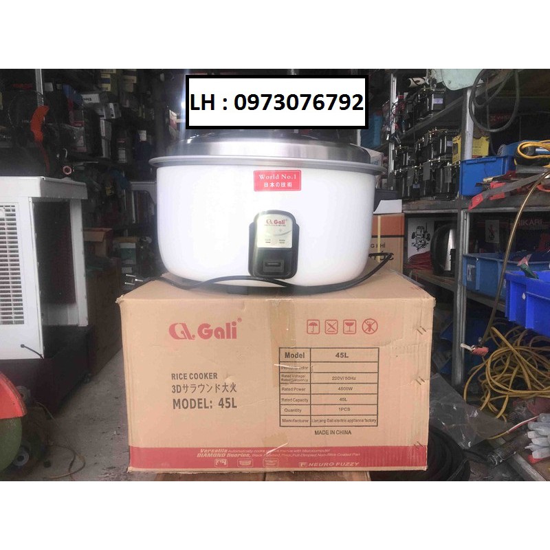 Nồi cơm điện công nghiệp GALI 45l - Hàng nhập khẩu