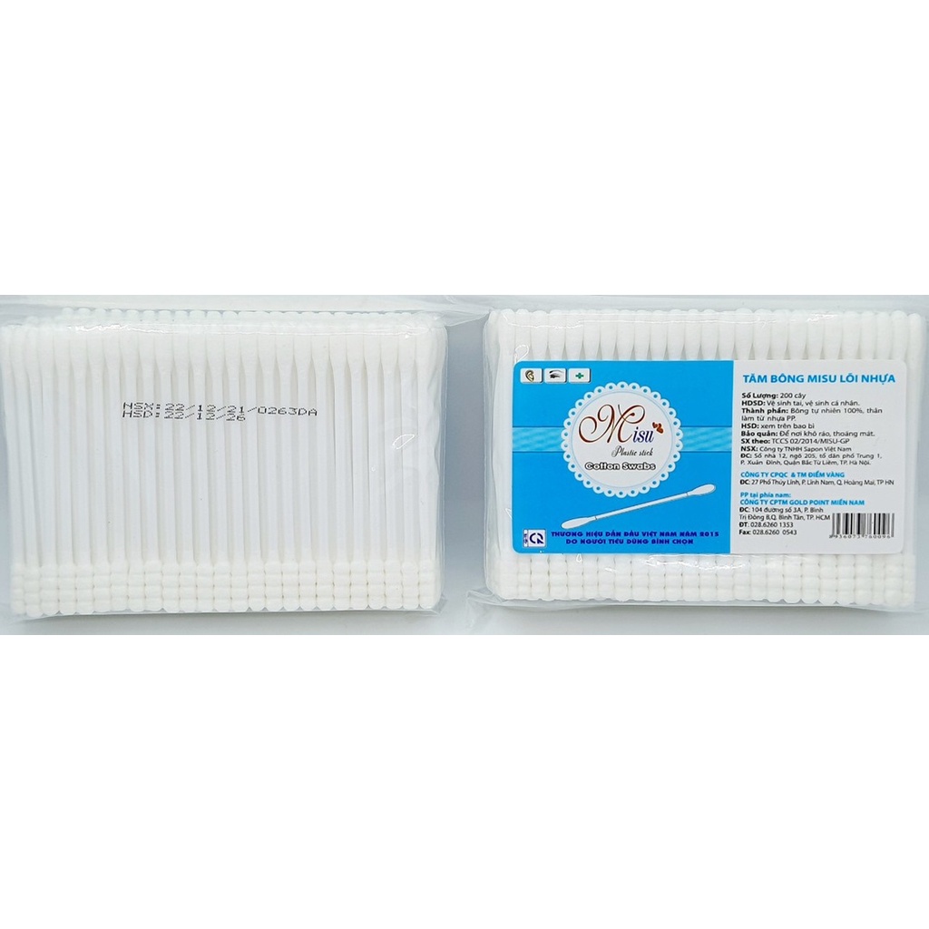 TĂM BÔNG MISU LÕI NHỰA