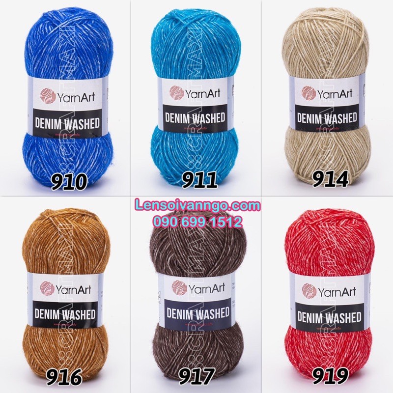 Len YarnArt Denim Washed (cuộn 50gr)
