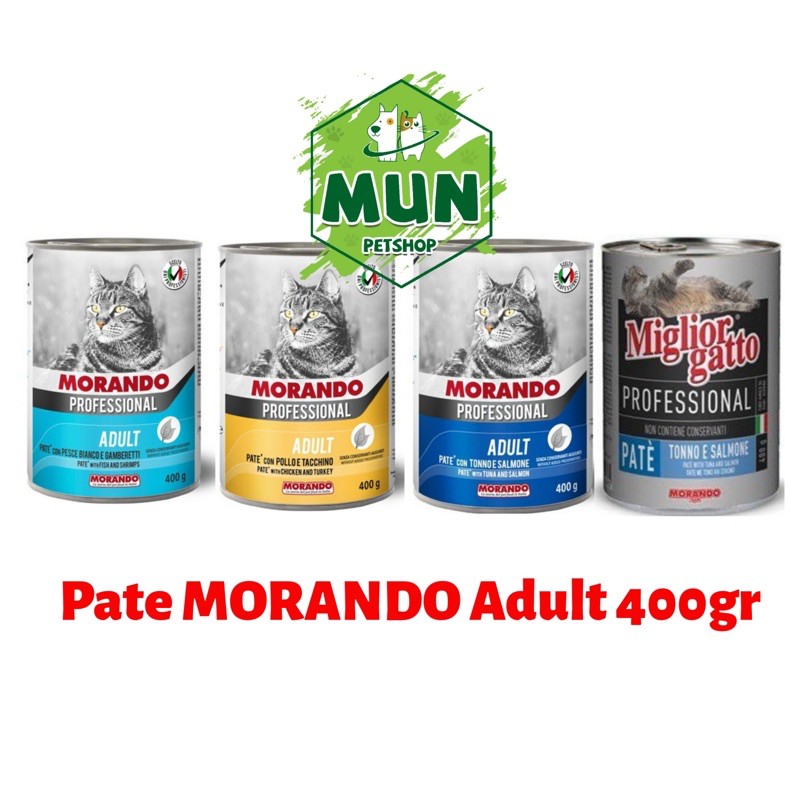 Pate Morando Ý lon 400gr