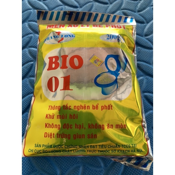 Men Xử Lý Bể Phốt BIO 01,Siêu  Khử Mùi Hôi, Siêu Phân HủyThông Tắc Nghẽn, Diệt Trùng Trứng Sán... BIO 01.
