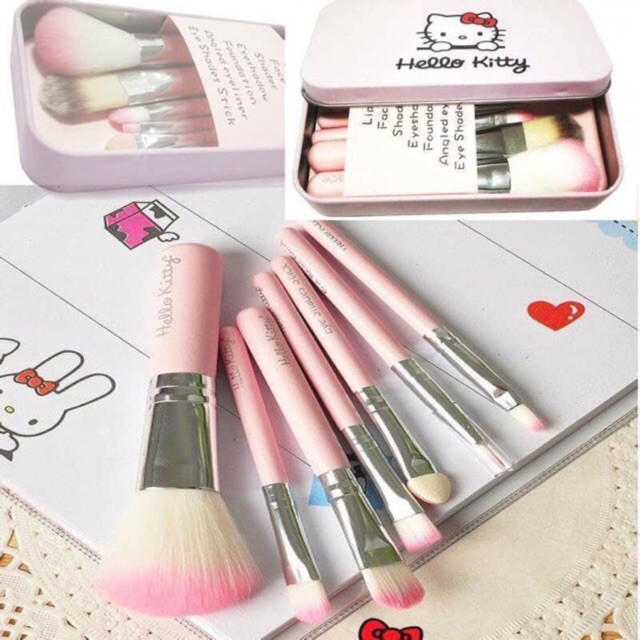 Set Bộ Cọ Hello Kitty 7 Món (7 cây)