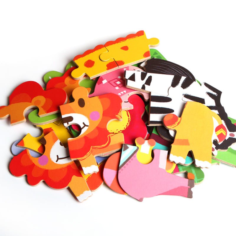 Bộ xếp hình 6 hình khởi đầu My First Puzzle hộp sắt cho bé thỏa sức sáng tạo