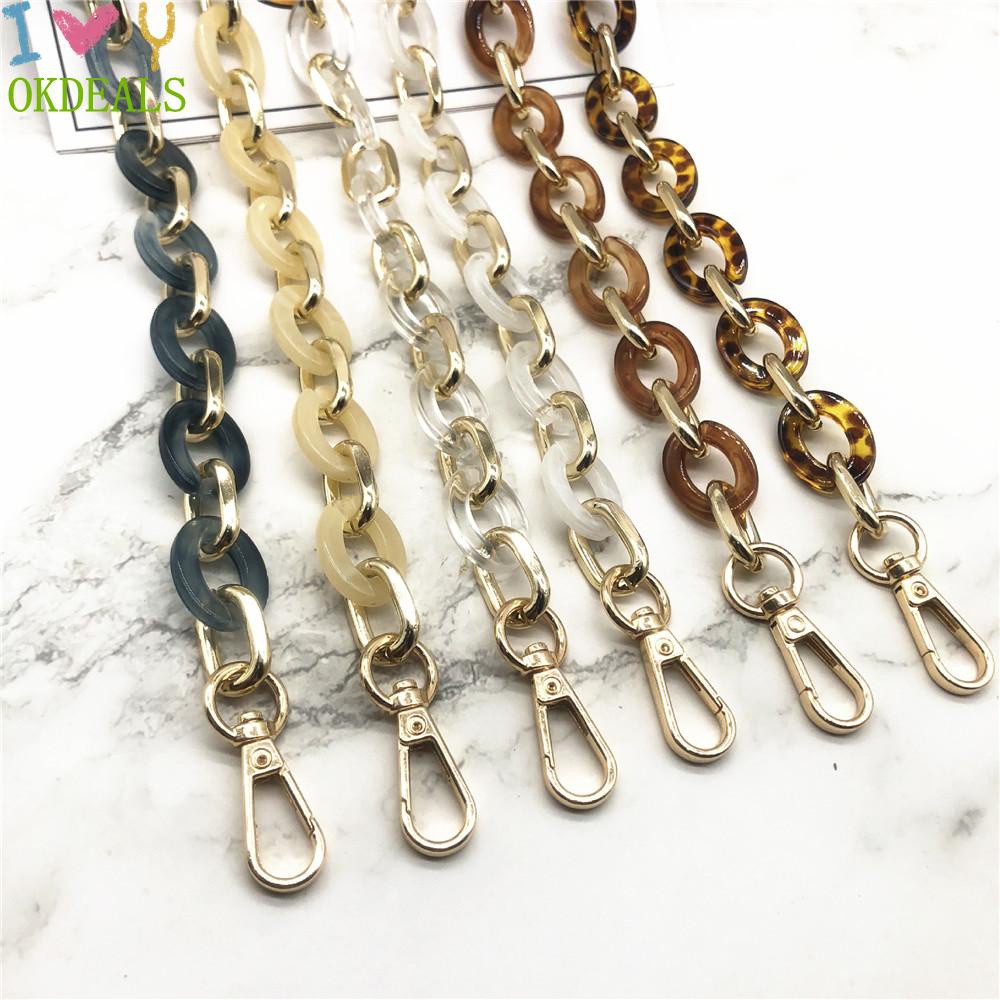Dây Xích Bằng Nhựa Acrylic Đeo Túi Xách/ Đeo Vai Có Thể Tháo Rời Tiện Dụng Cho Nữ